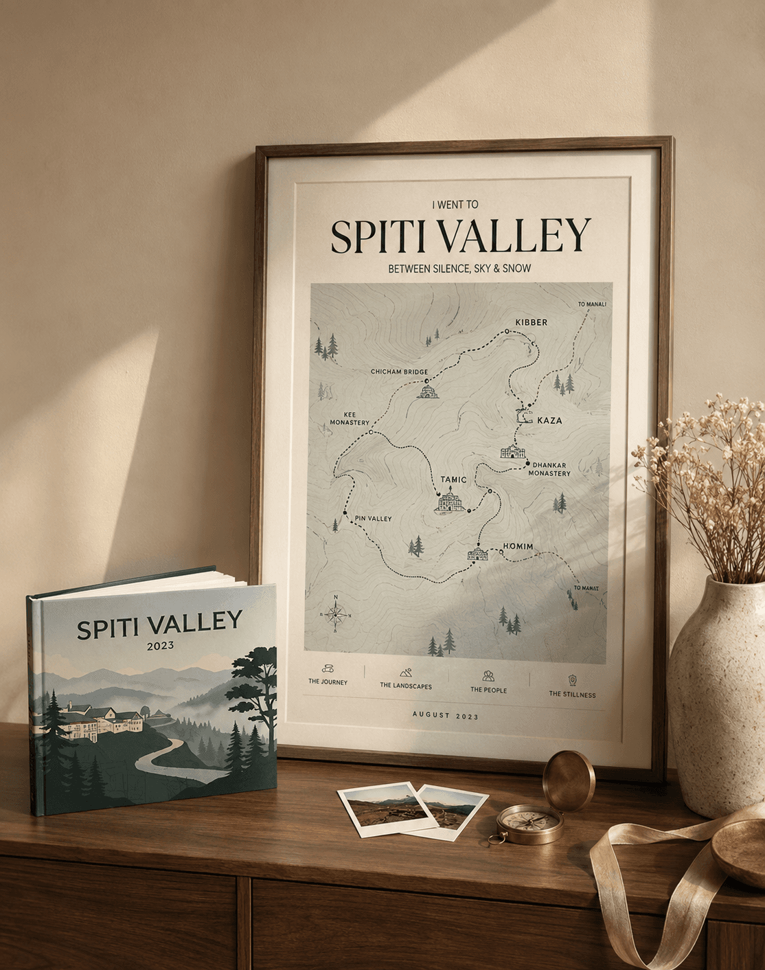 Map Frame + Travel Album